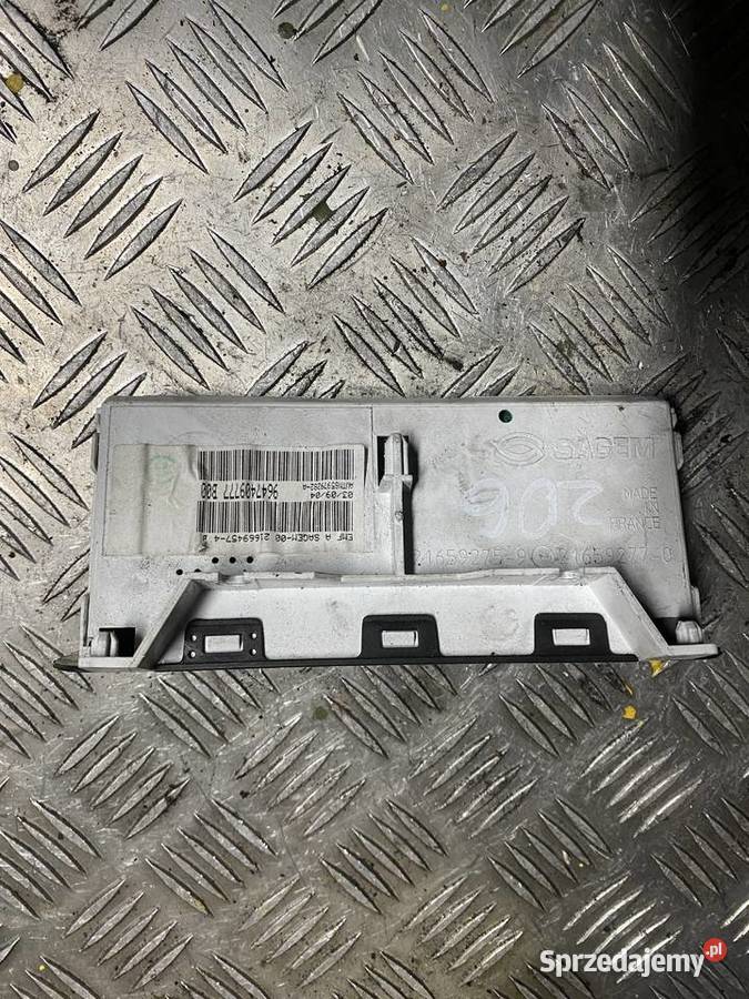 Wyświetlacz Peugeot 206 11 Benzyna 216592759 Ostrów Wielkopolski