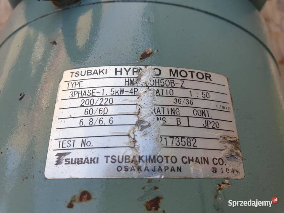 Przekładnia Kątowa MOTOREDUKTOR Napęd 36 obr Opalenica