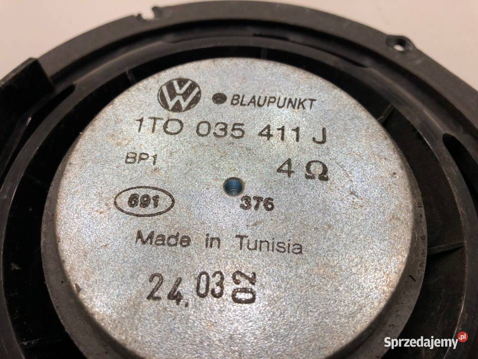 GŁOŚNIK VW TOURAN 1T0035411J Minivan 0310 AUDIO Części samochodowe