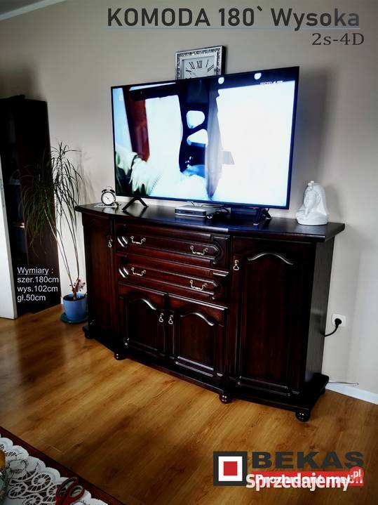 Prześliczna Biblioteczka 140 3D2S Clasik Orzech 205cm