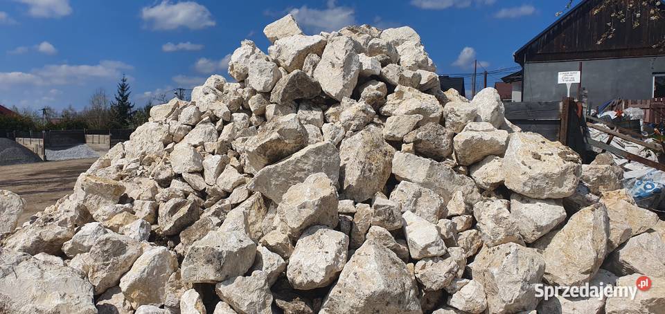 Kamień ogrodowy biały głaz białe głazy 90350 mm Kraków