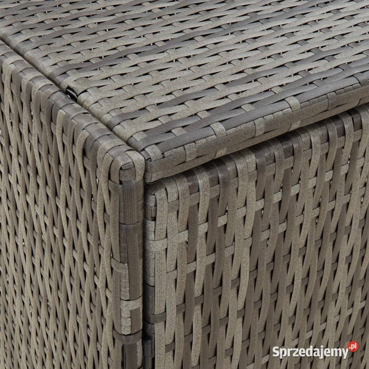 Szafka ogrodowa szara 198x555x80 rattan PE sprzedam