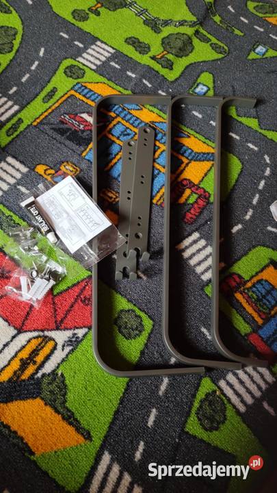 Wieszak na reczniki czarny szer 50 nowy ścienny Książ Wielkopolski