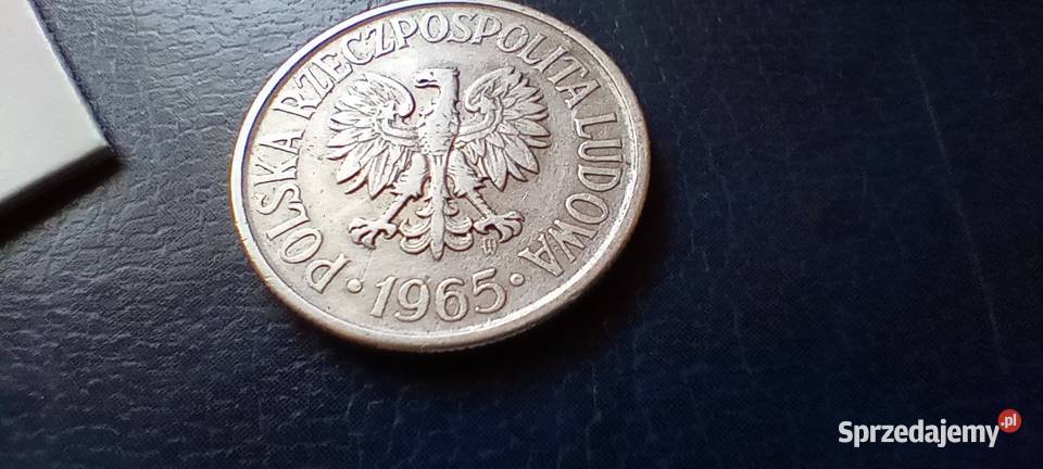 Stare monety 50 groszy 1965 PRL Polska Numizmatyka podkarpackie Lesko