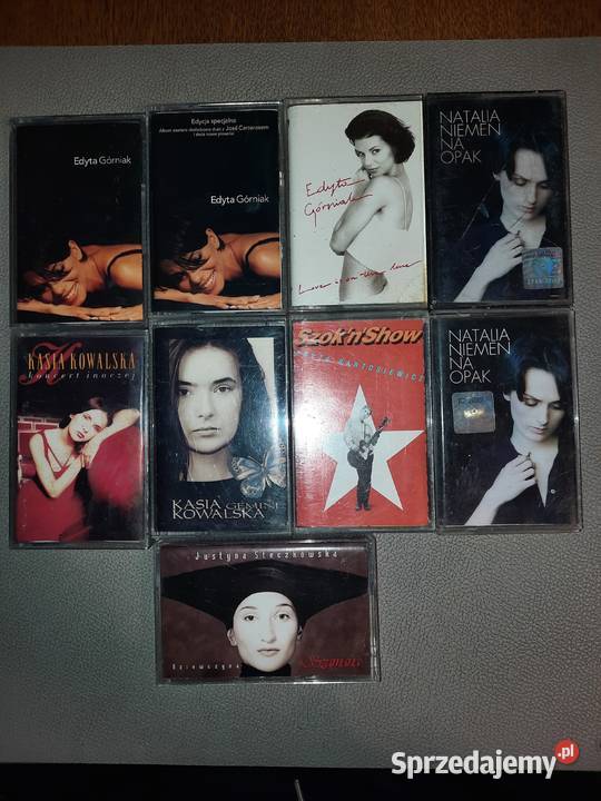 Zestaw kaset magnetofonowych polska muzyka pop Wrocław sprzedam