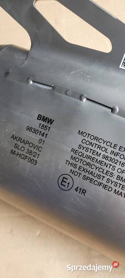 BMW S 1000 RR M AKRAPOVIĆ tłumik wydech 2024 Nowy Tomyśl sprzedam