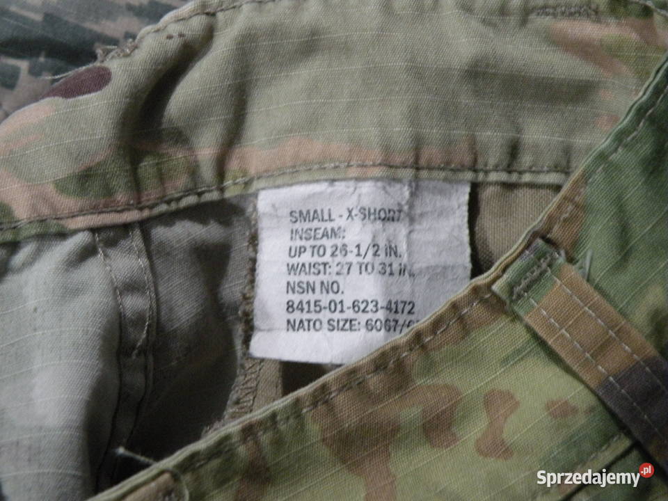 Spodnie ACU multicam OCP small x short sprzedam