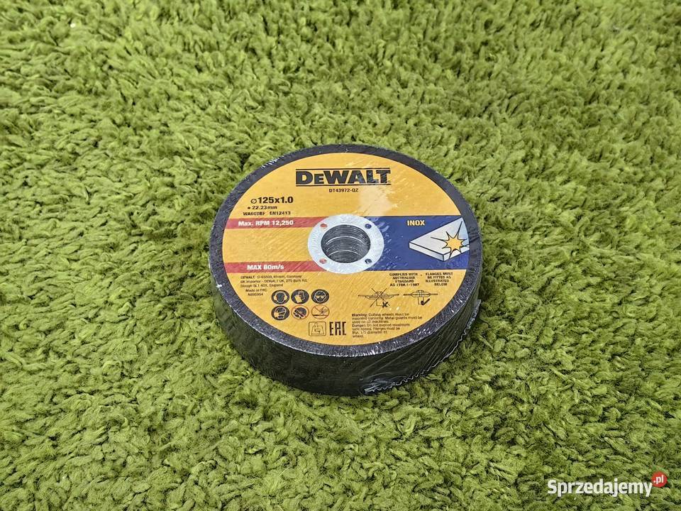 DeWALT DT43972QZ Tarcze do cięcia 125x10 mm 25 Inczew