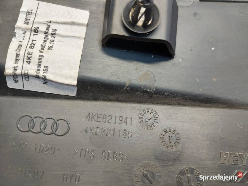 Audi Q8 ETRON SUV 4KE osłona zawiasu maski Zawiasy, bolce i prowadnice