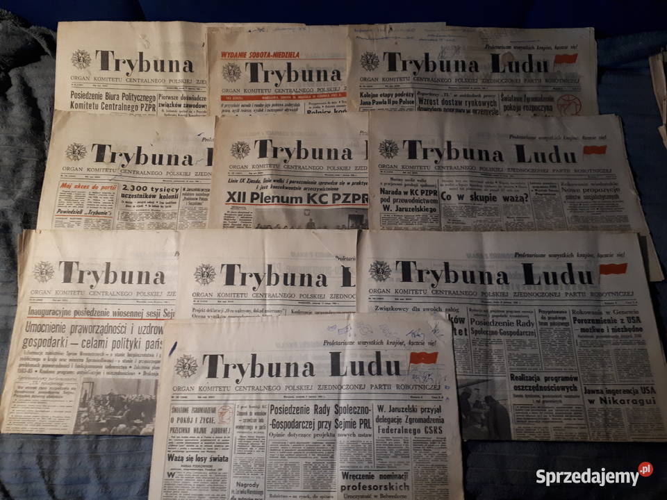 Trybuna Ludu 9sztuk 1983 90680617022303 Pruszków