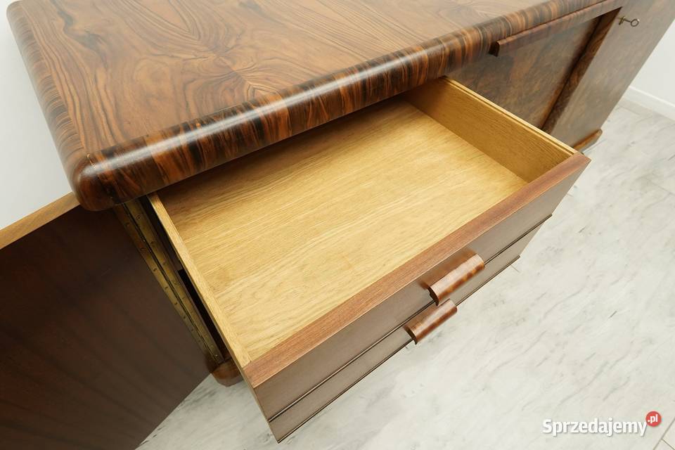 Antyczna komoda z lat 30tych w stylu art deco wielkopolskie Jerka