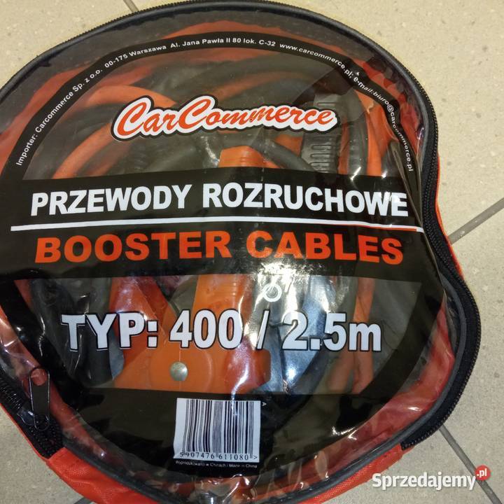 Kable Przewody rozruchowe CAR COMMERCE typ 400 Warszawa