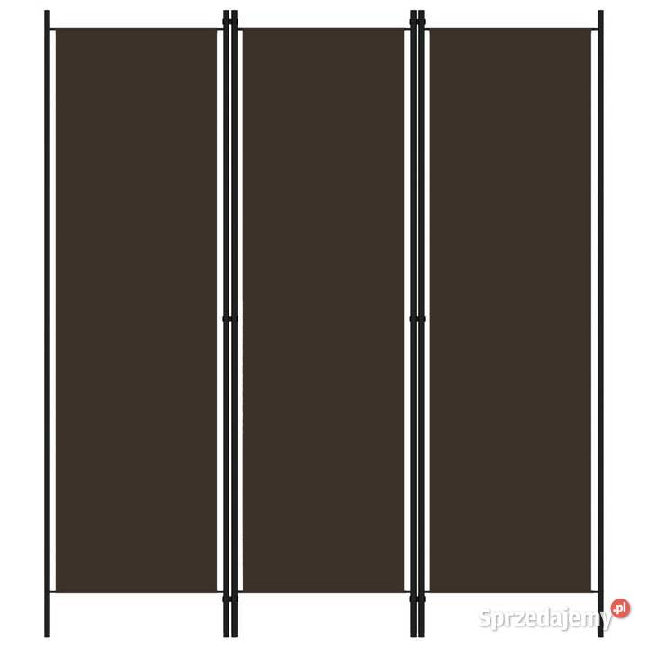 Parawan 3panelowy brązowy 150 x 180 320716 mazowieckie Warszawa