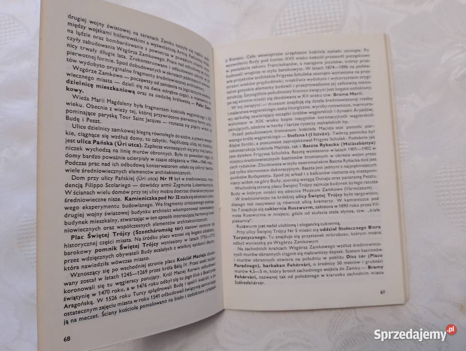 Kieszonkowy Przewodnik BUDAPESZCIE turystyka Oborniki sprzedam