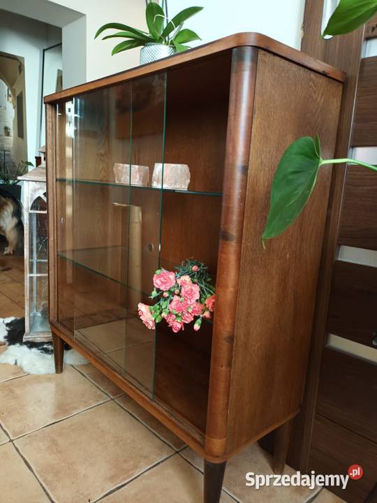 Witryna gablota retro prl vintage Gdańsk