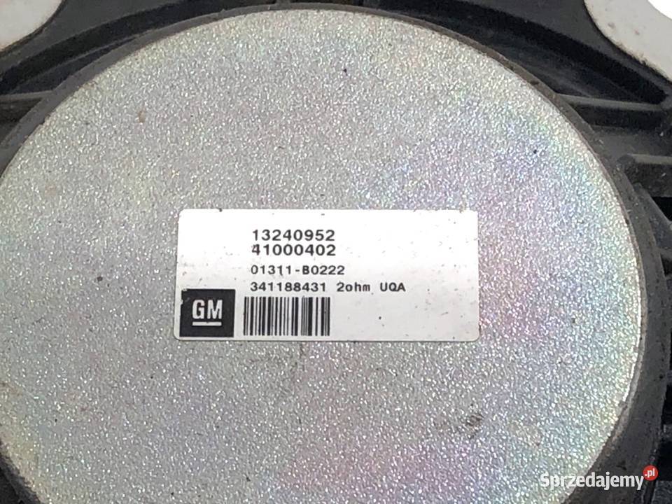 GŁOŚNIKI KOMPLET OPEL INSIGNIA A 13240952 Kombi Sprzęt audio fabryczny Motoryzacja podkarpackie