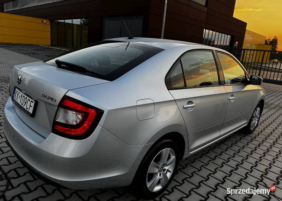 SKODA RAPID 10 TSI 110 BEZYWPADKOWA SALON STAN W Kraków