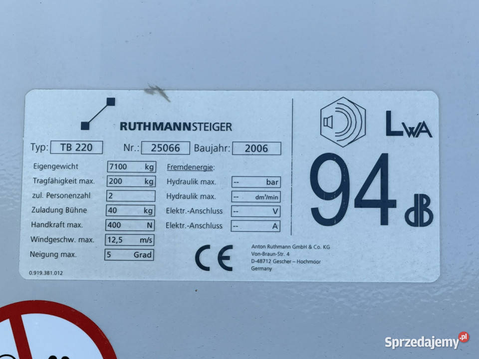 Mercedes UNIMOG 437 4x4 Zwyżka RUTHMANN STEIGER pierwszy właściciel świętokrzyskie Widełki