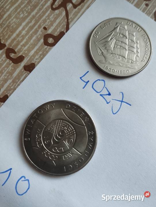 Monety prl stan igla Kwietno sprzedam