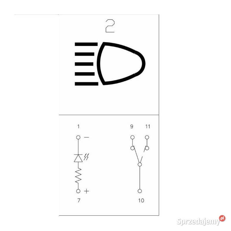 Włącznik świateł pozycyjnych 12V 59078 Kamionna sprzedam