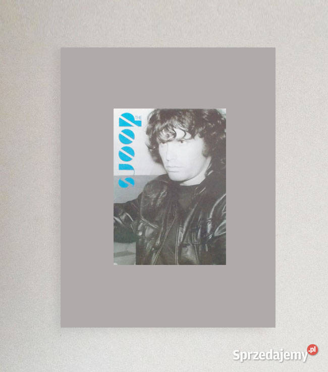 vintage plakat z Jimem Morrisonem the Doors szary Bydgoszcz sprzedam
