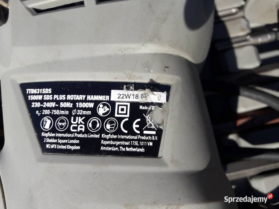 Młot udarowy marki Titan model TTB631SDS duża Miłosław