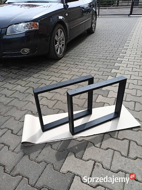 Nogi metalowe do ławy stolika 50x40 LOFT profil 40cm Akcesoria meblowe Trębaczew