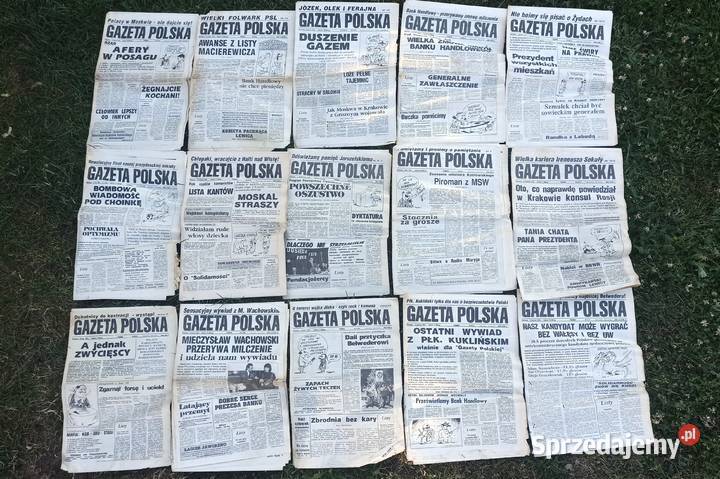 Stare gazety: "Gazeta Polska", "Kulisy", "Głos Nauczycielski