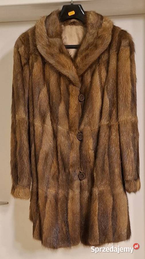 Futro z norek XXL 44 kurtka Gierałtowice