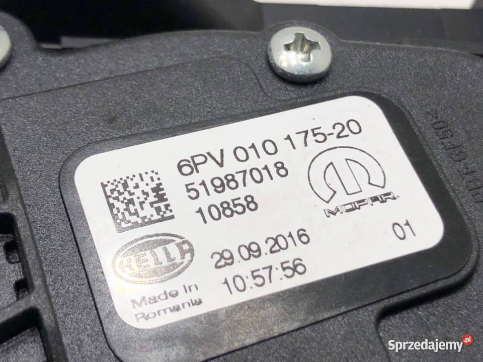 POTENCJOMETR GAZU FIAT TIPO 51987018 14 95 PEDAŁ