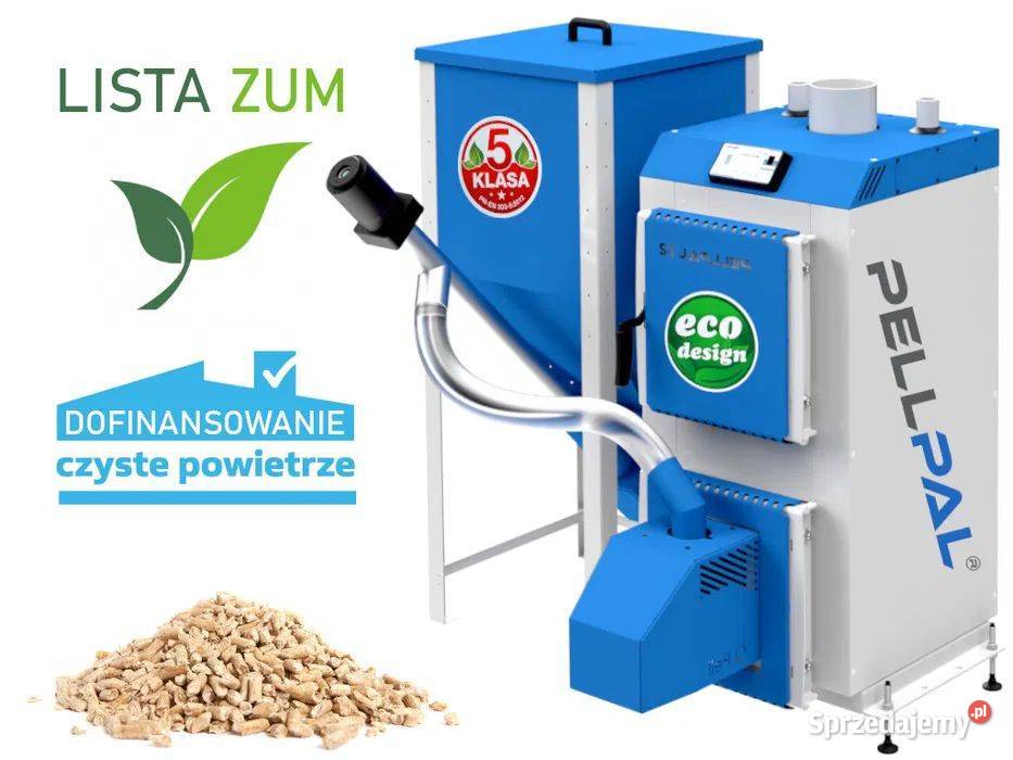 Kocioł piec co 12kW z podajnikiem na pellet Pleszew sprzedam
