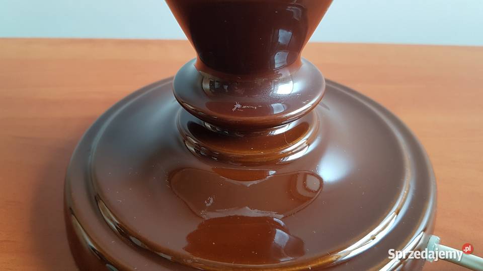 Stara lampa stołowa Polam Mysłakowice PRL Dąbrowa Górnicza sprzedam