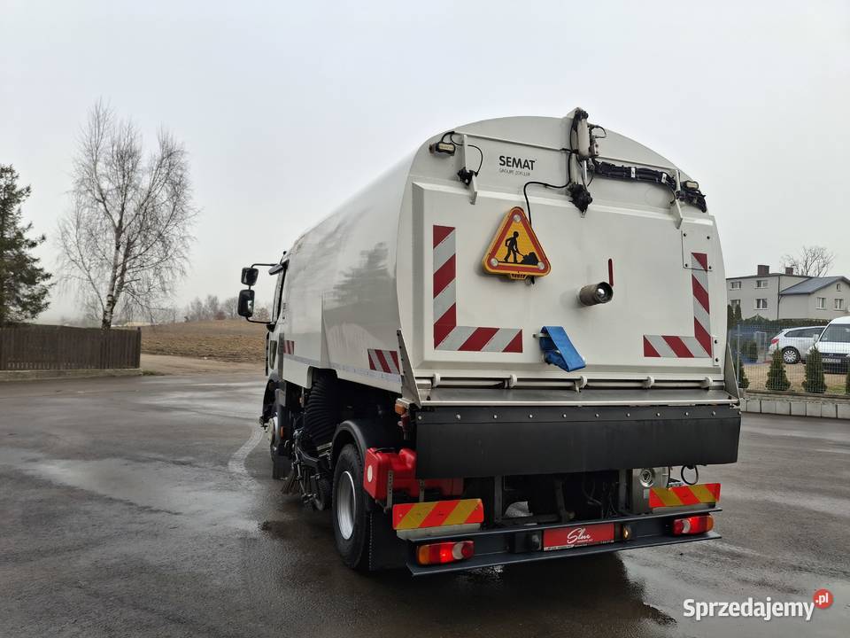Renault D12 Midlum Zamiatarka SEMAT Zoeller FAUN Sierakowice