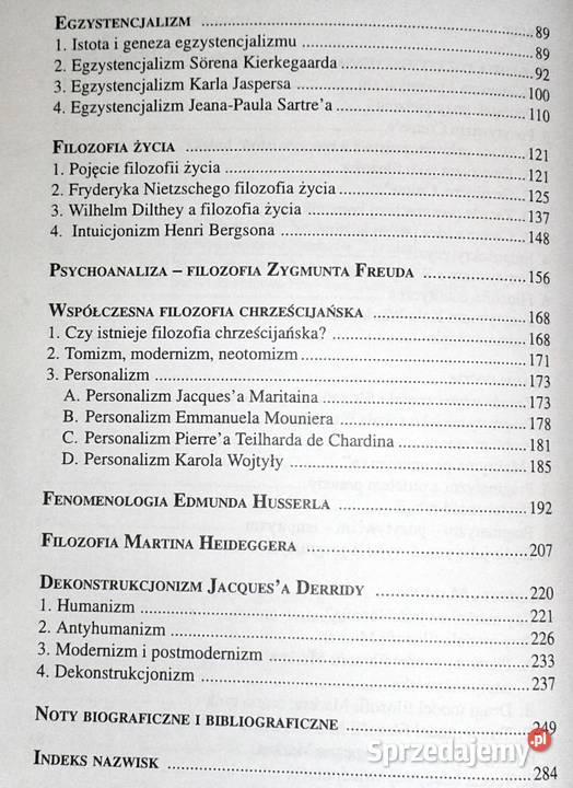 Filozofia współczesna Główne nurty Andrzej Miś Pozostałe lubelskie Chełm