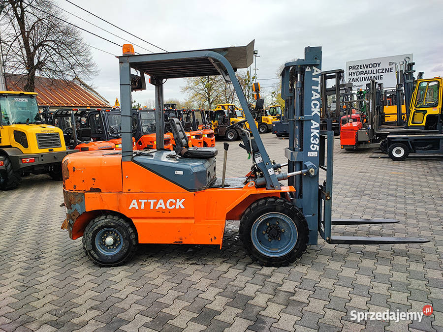 wózek widłowy Attack AK35 diesel 3 tony duplex 3 Wózki widłowe Kęty