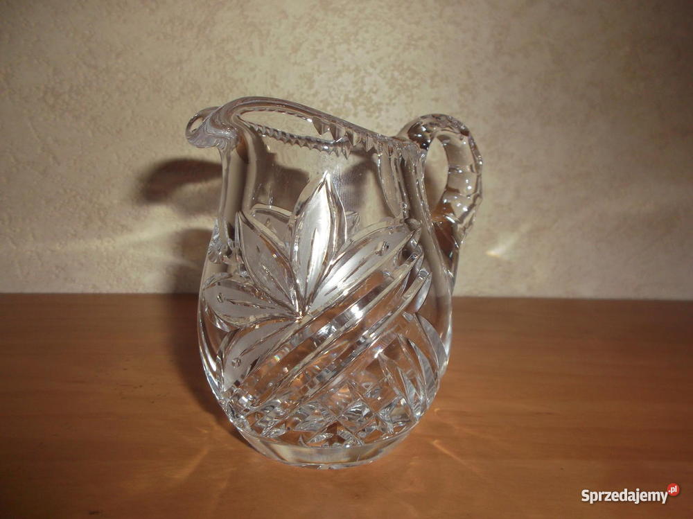 Kryształowa maselniczka i mlecznik Czersk