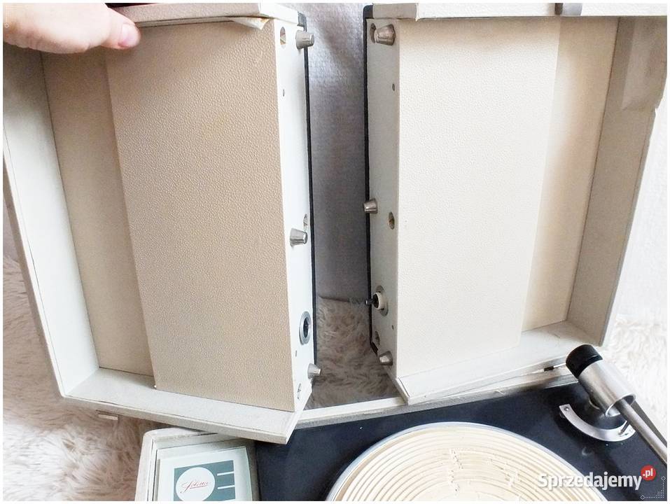 Stary gramofon Foletta De Luxe stereo z Żary
