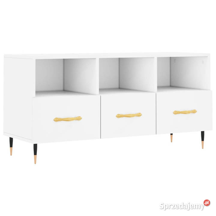 Szafka pod TV biała 102x36x50 materiał mazowieckie Warszawa