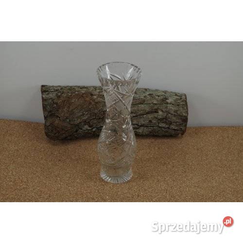 Wazon kryształowy vintage ręcznie szlifowany Porcelana i szkło sprzedam