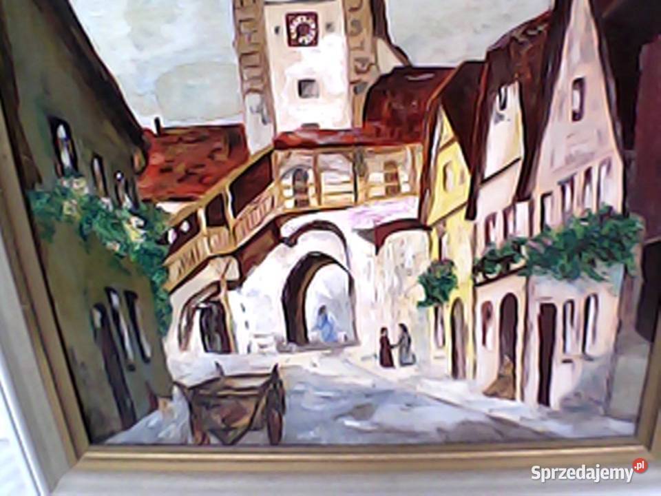 Obraz olejny na płycie Brama Klingentor w Warszawa