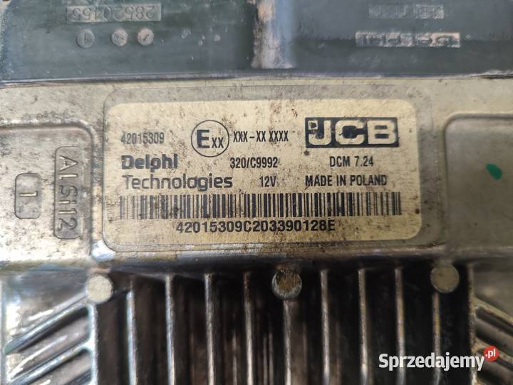 Komputer silnika JCB 444 DCM 724 Delphi 42015309 Wilkowo