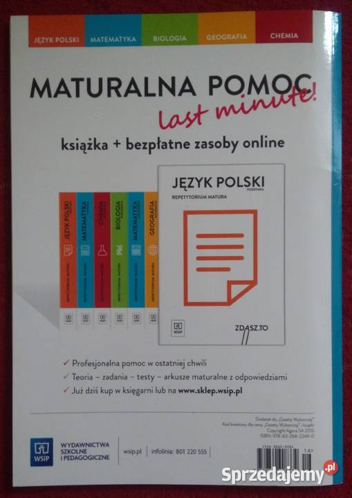 Matematyka arkusze maturalne zestaw Książki i Podręczniki Paczków