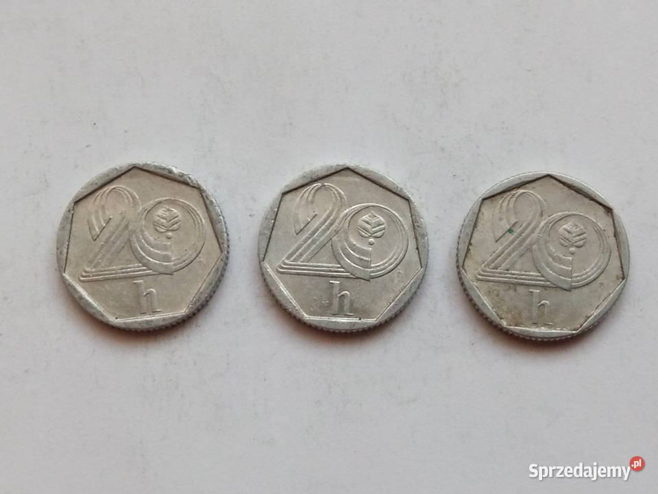 3 monety 20 hależy 1994r Dąbrowa Górnicza