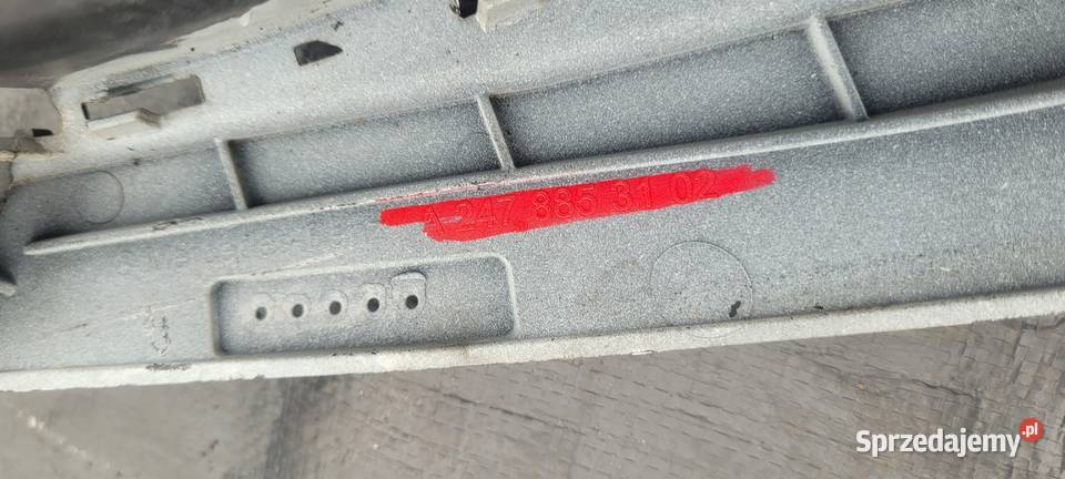ŚLIZG MOCOWANIE ZDERZAK PRZÓD MERCEDES W247 AMG osobowe Ruda Śląska