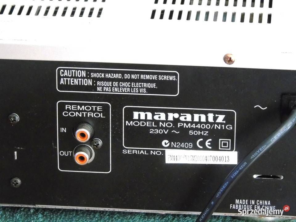 Audiofilski wzmacniacz Marantz PM4400 sprawny Jasło