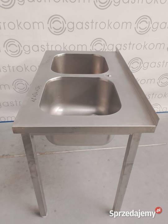 Stół ze zlewem 2komorowym skręcany 100x60x85 dolnośląskie Wrocław