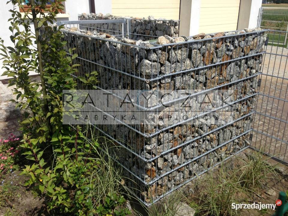 Gabion gabiony Ogrodzenie 220m Frontowe Kosze z Gniewkowo