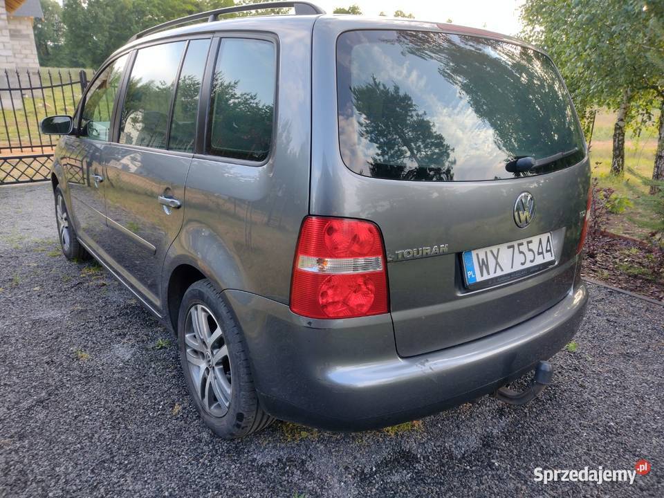 VW Touran 19 TDI 7 miejsc lakier metallic Samochody osobowe Warszawa sprzedam