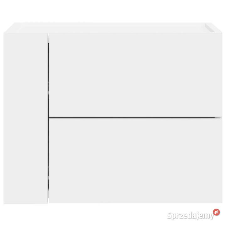 Wisząca szafka nocna biała 45x30x35 WM848325 Warszawa