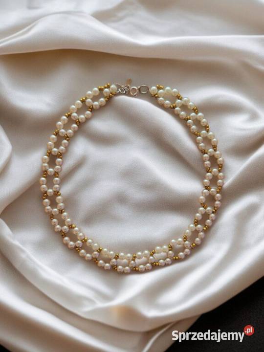 Zestaw naszyjnik z bransoletka z sztucznych Sanok